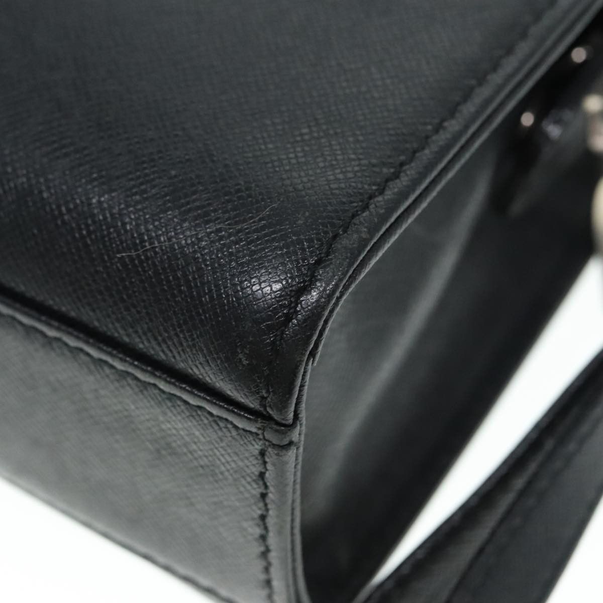 Burberry Black Leather Clutch Bag (Pre-Owned) Size ONE SIZE - 8 Thumbnail