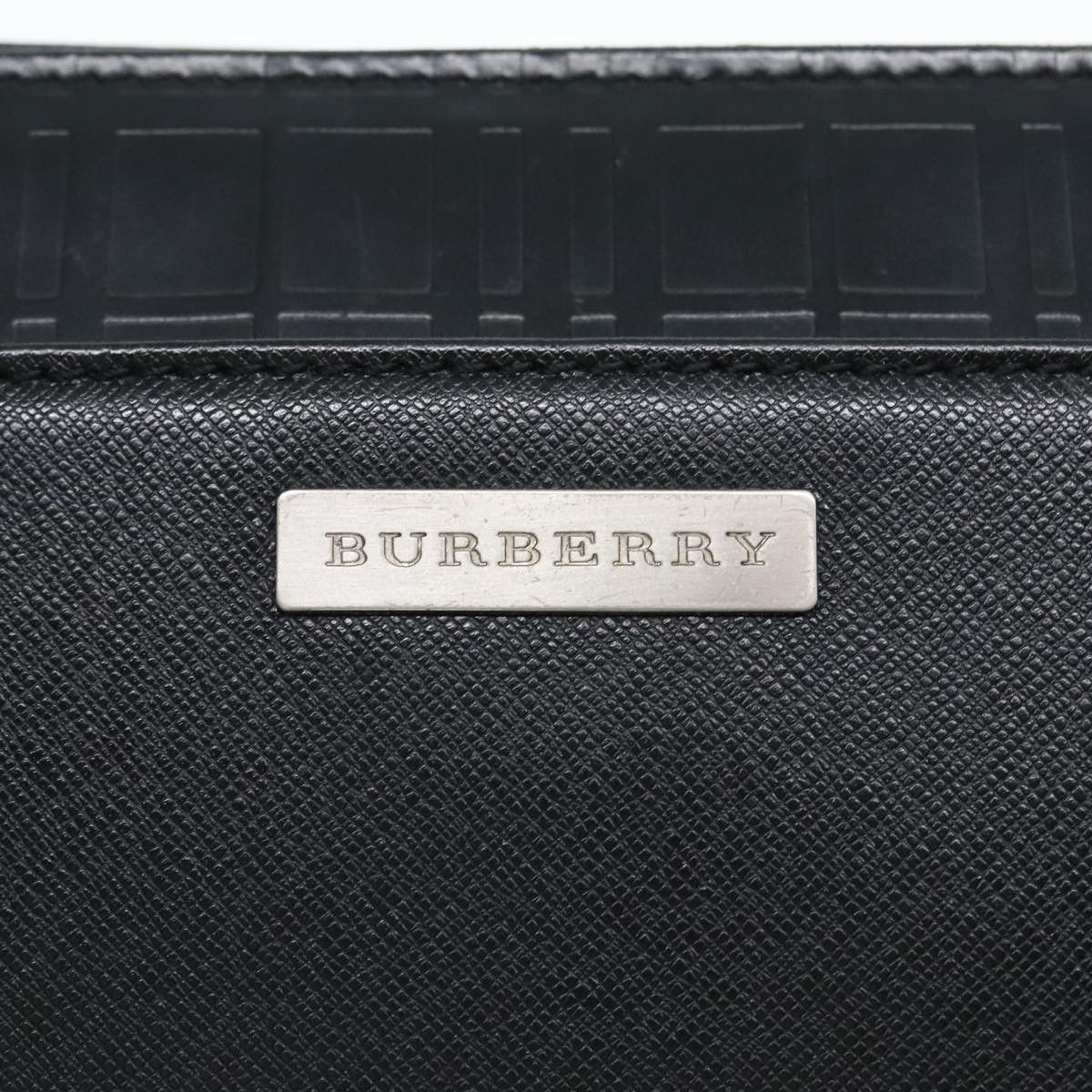 Burberry Black Leather Clutch Bag (Pre-Owned) Size ONE SIZE - 14 Thumbnail