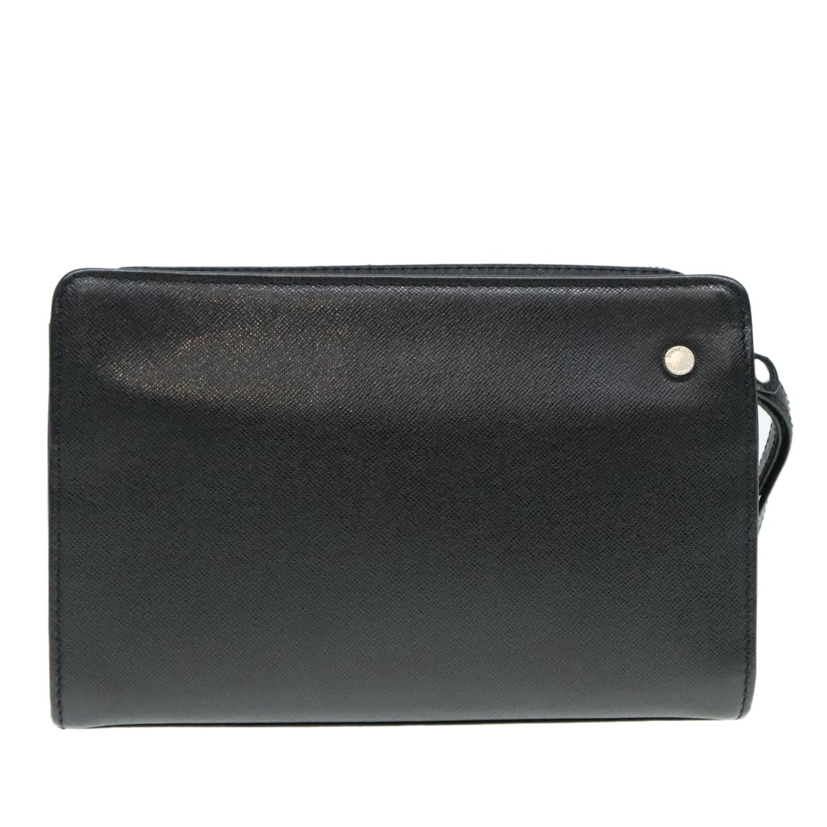 Burberry Black Leather Clutch Bag (Pre-Owned) Size ONE SIZE - 2 Thumbnail