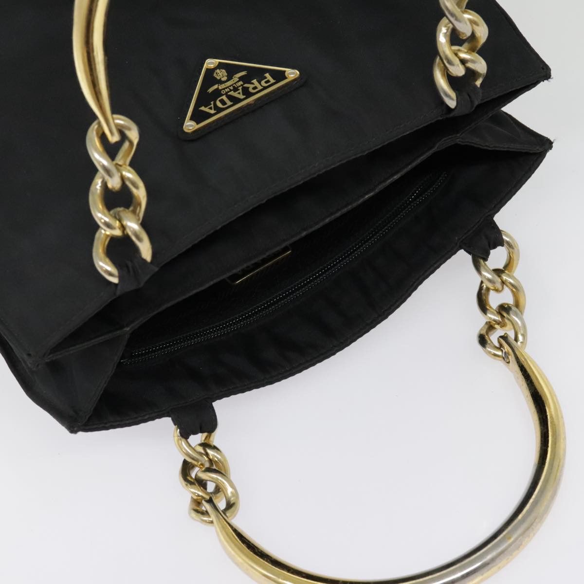Prada Black Synthetic Handbag (Pre-Owned) Size ONE SIZE - 15 Thumbnail