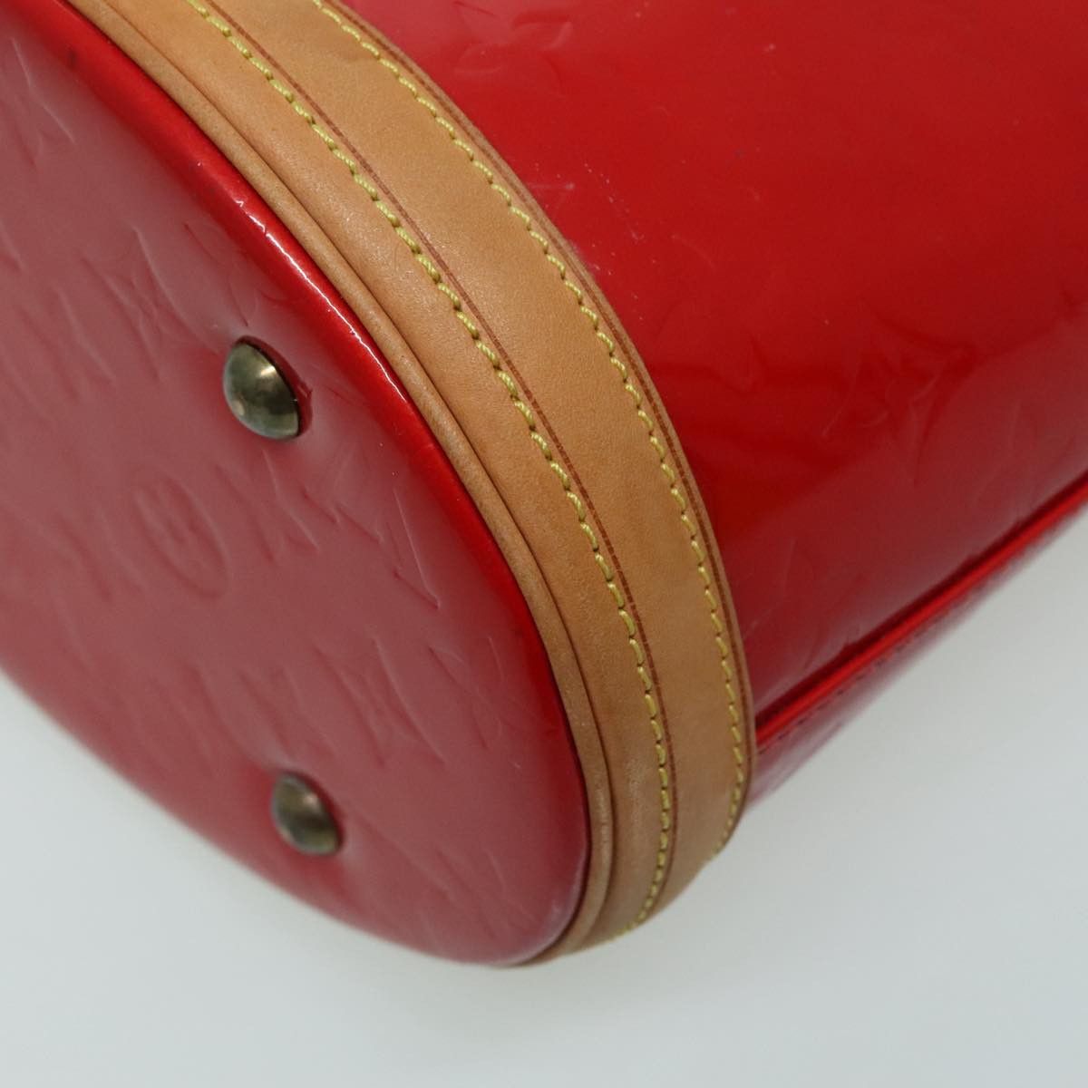 Louis Vuitton Bucket Red Patent Leather Tote Bag (Pre-Owned) Size ONE SIZE - 10 Thumbnail