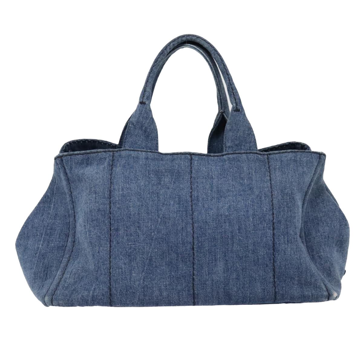 Prada Canapa Navy Denim - Jeans Tote Bag (Pre-Owned) Size ONE SIZE - 2 Thumbnail