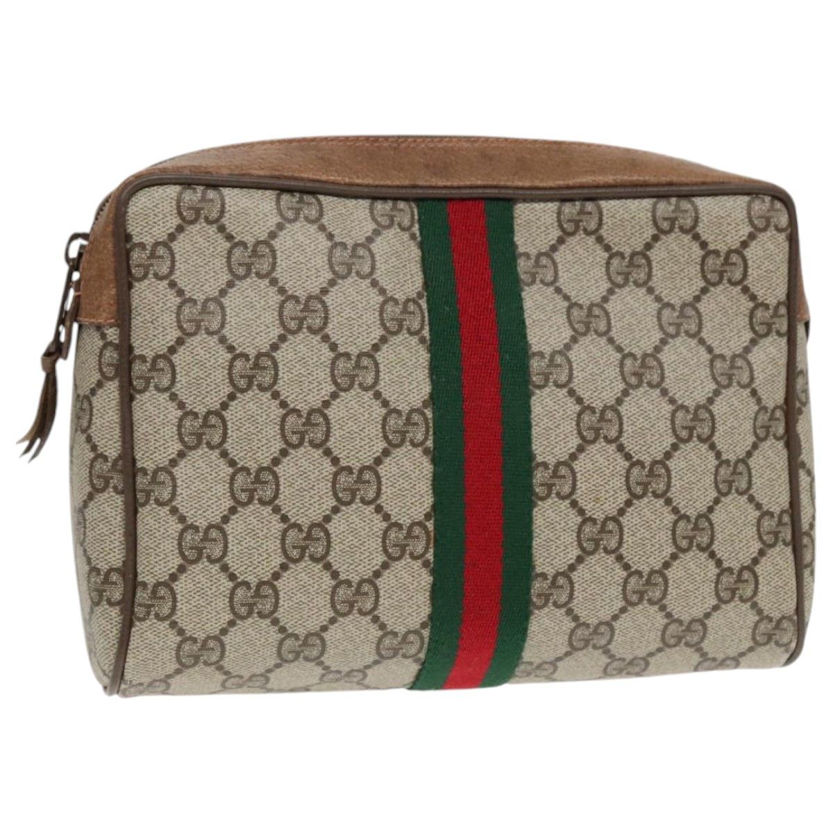 Gucci Ophidia Beige Canvas Clutch Bag (Pre-Owned) Size ONE SIZE - 14 Thumbnail