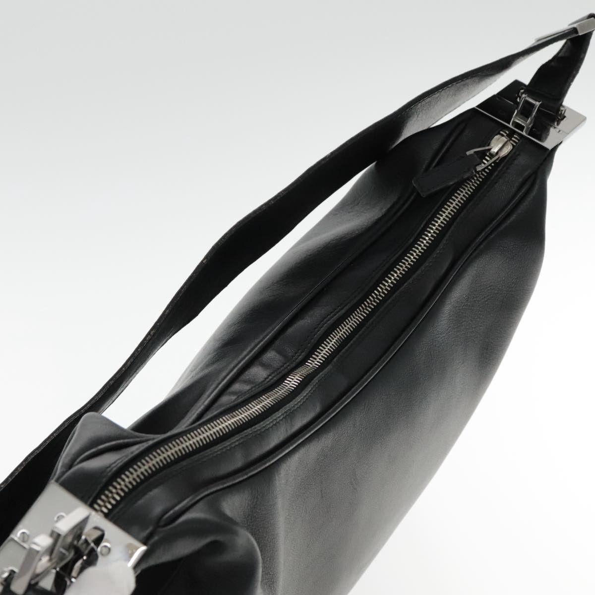 Gucci Hobo Black Leather Shoulder Bag (Pre-Owned) Size ONE SIZE - 17 Thumbnail