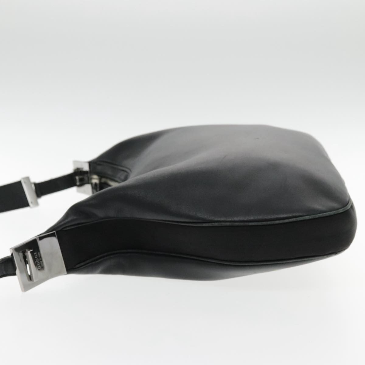 Gucci Hobo Black Leather Shoulder Bag (Pre-Owned) Size ONE SIZE - 3 Thumbnail