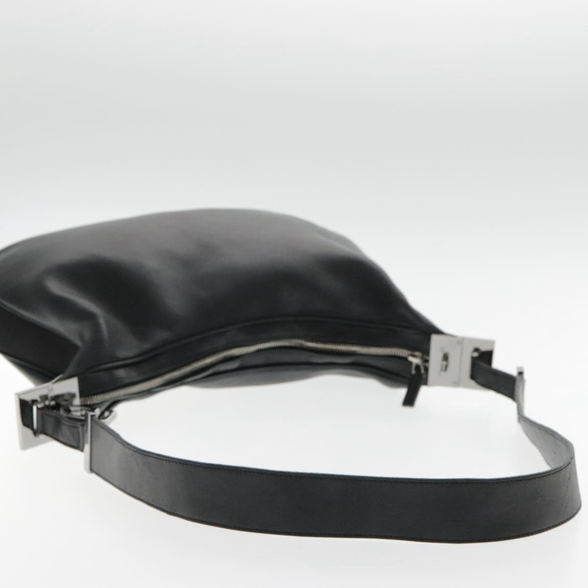 Gucci Hobo Black Leather Shoulder Bag (Pre-Owned) Size ONE SIZE - 5 Thumbnail