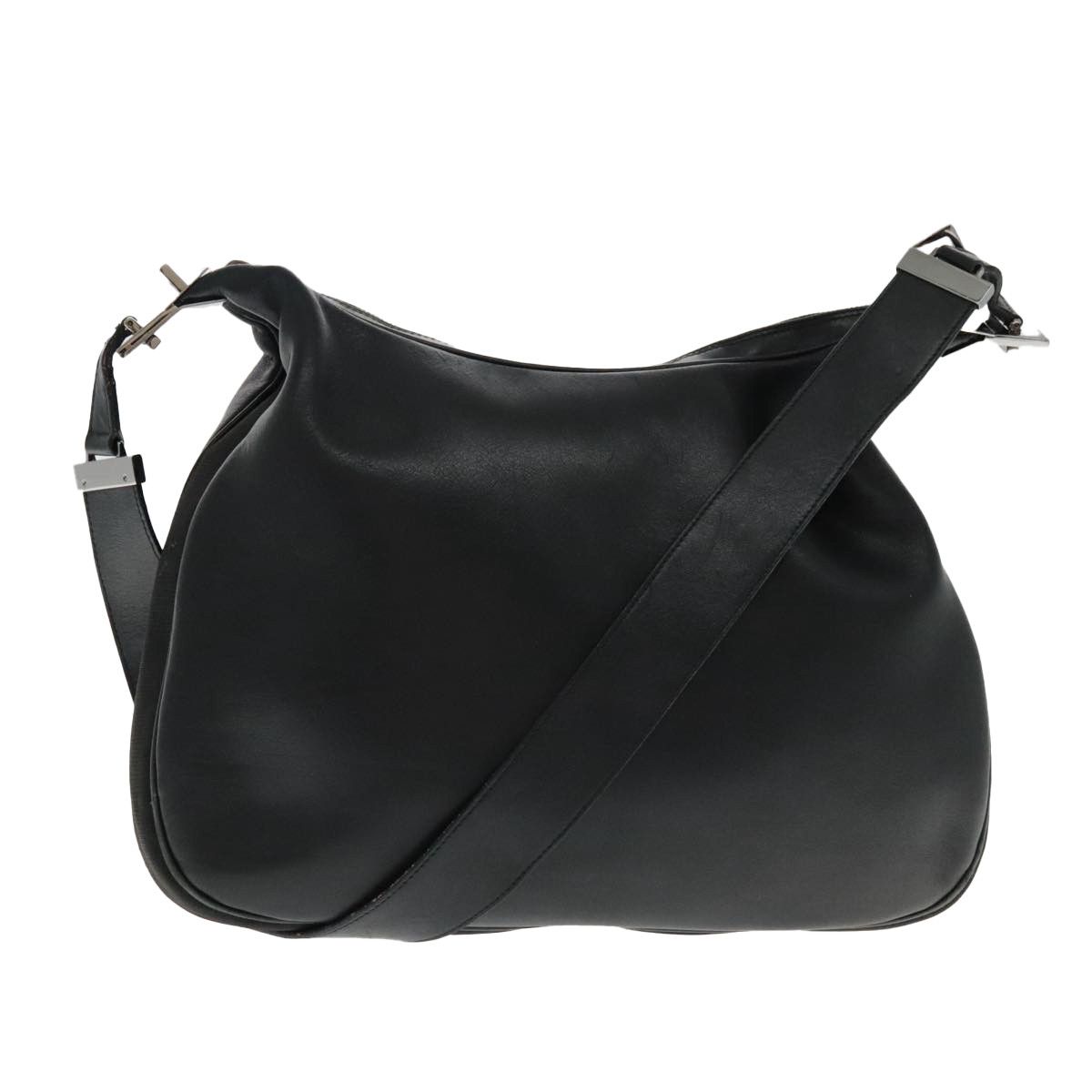 Gucci Hobo Black Leather Shoulder Bag (Pre-Owned) Size ONE SIZE - 16 Thumbnail