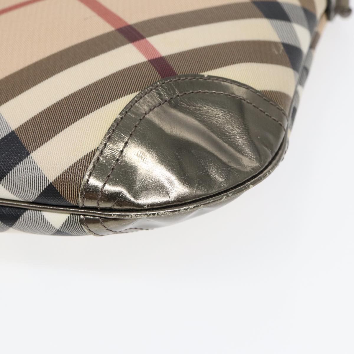 Burberry Nova Check Beige Canvas Shoulder Bag (Pre-Owned) Size ONE SIZE - 7 Thumbnail