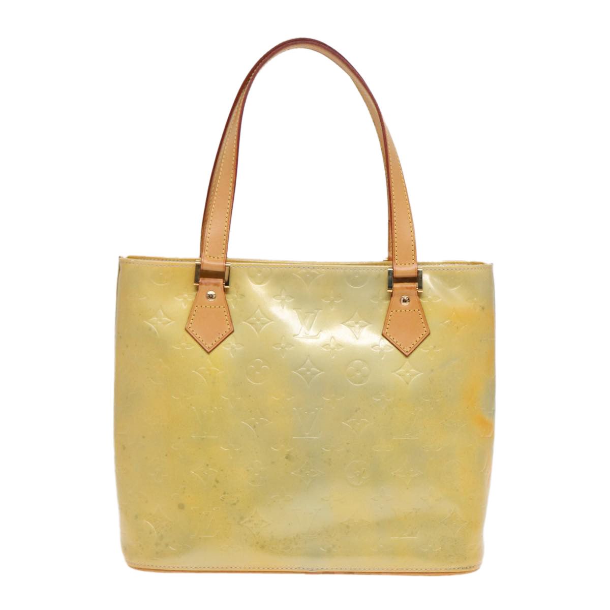 Louis Vuitton Houston Yellow Patent Leather Handbag (Pre-Owned) Size ONE SIZE - 2 Thumbnail