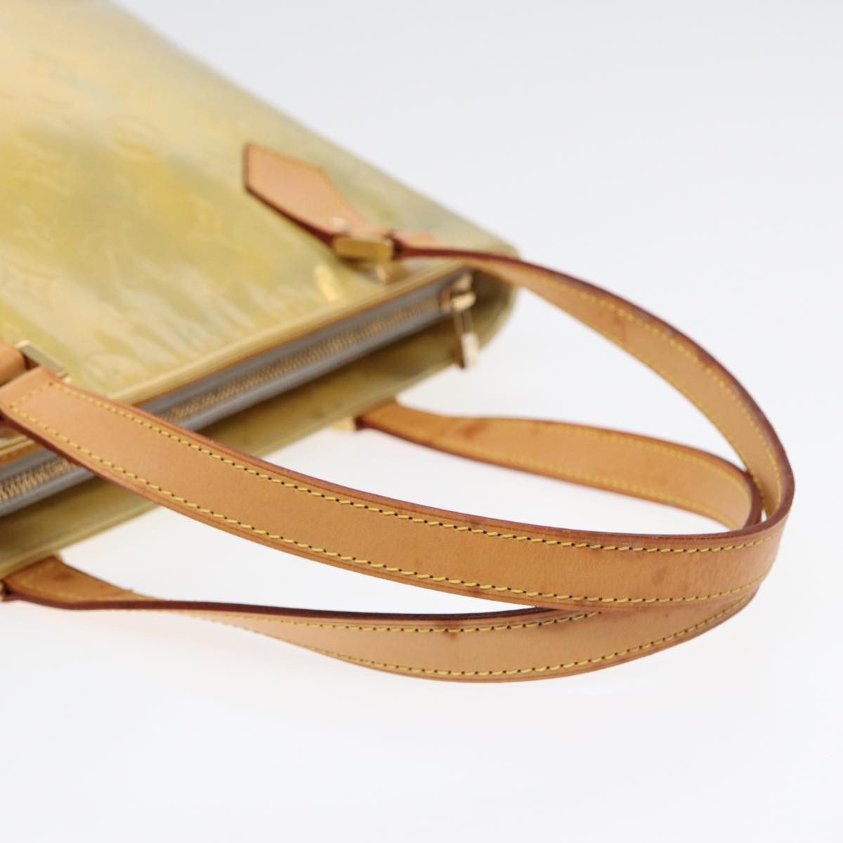 Louis Vuitton Houston Yellow Patent Leather Handbag (Pre-Owned) Size ONE SIZE - 5 Thumbnail