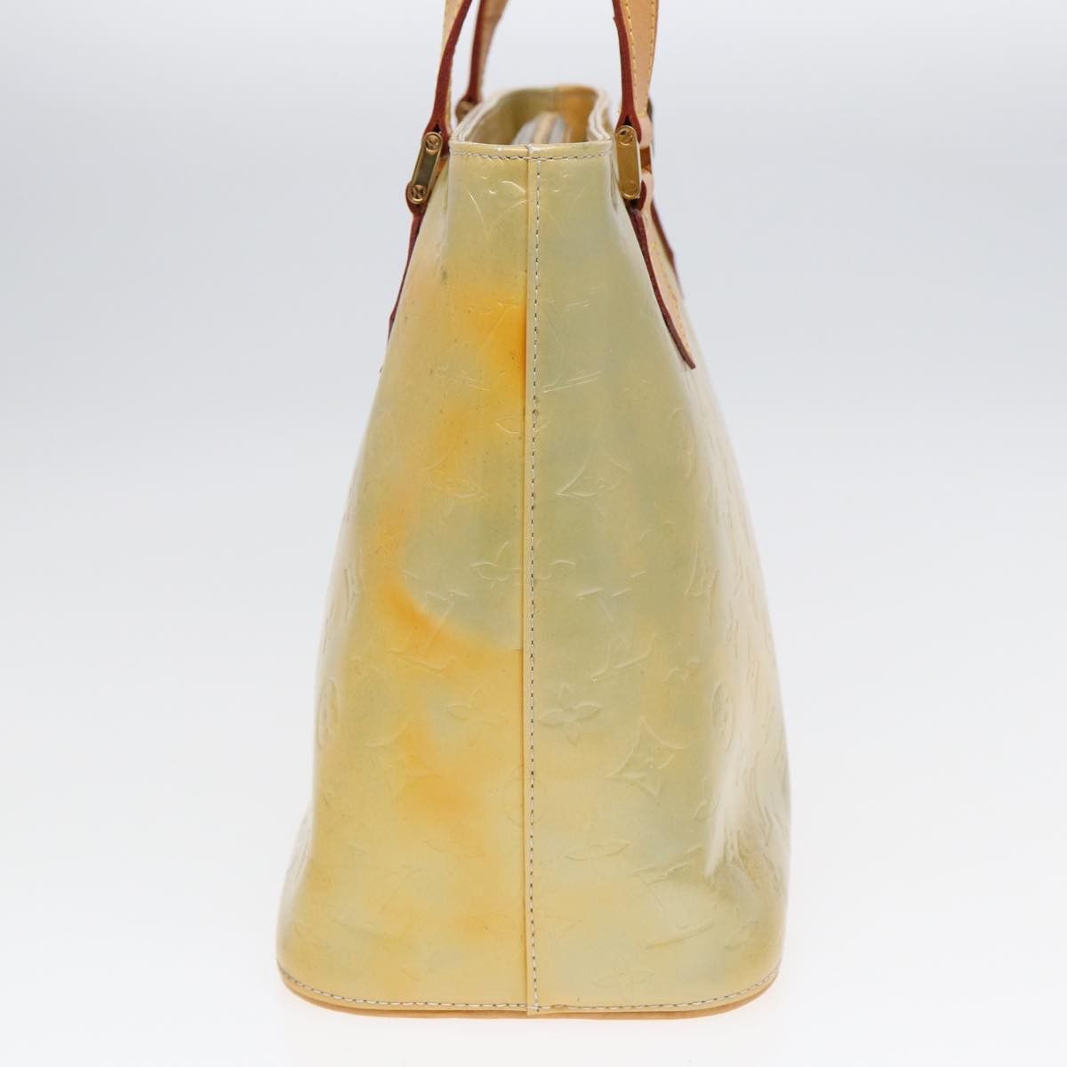 Louis Vuitton Houston Yellow Patent Leather Handbag (Pre-Owned) Size ONE SIZE - 3 Thumbnail