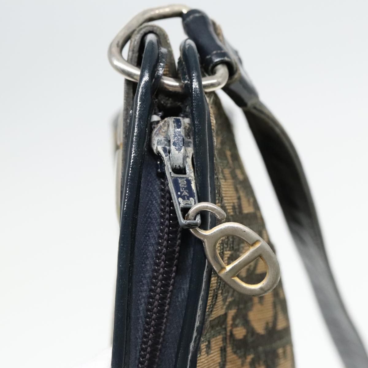 Dior Navy Canvas Shoulder Bag (Pre-Owned) Size ONE SIZE - 11 Thumbnail