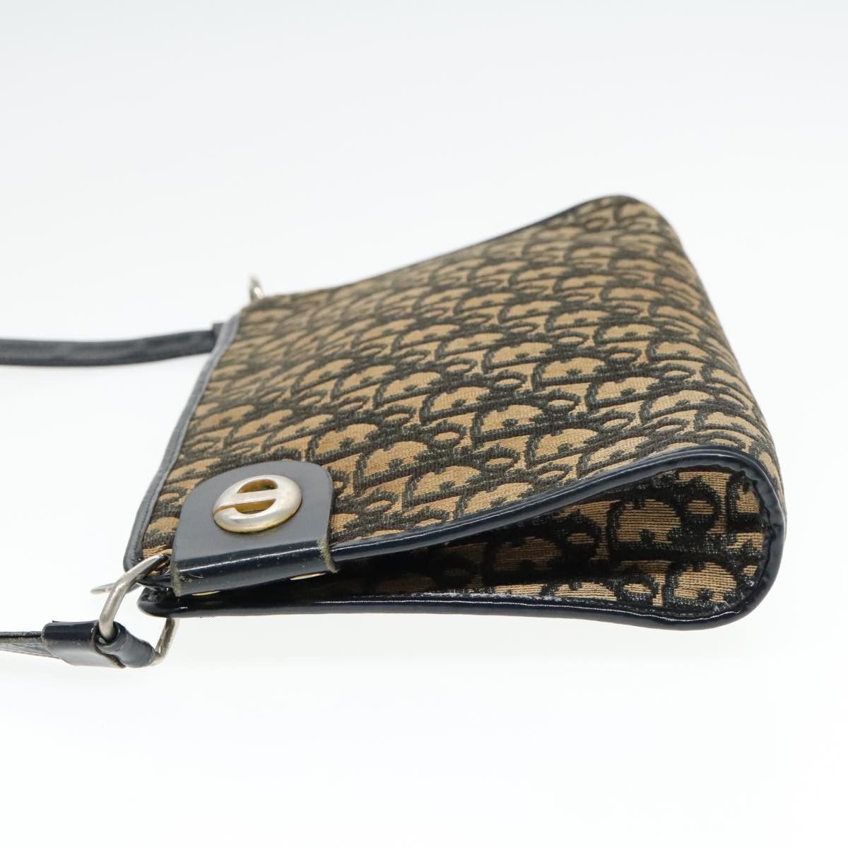 Dior Navy Canvas Shoulder Bag (Pre-Owned) Size ONE SIZE - 3 Thumbnail