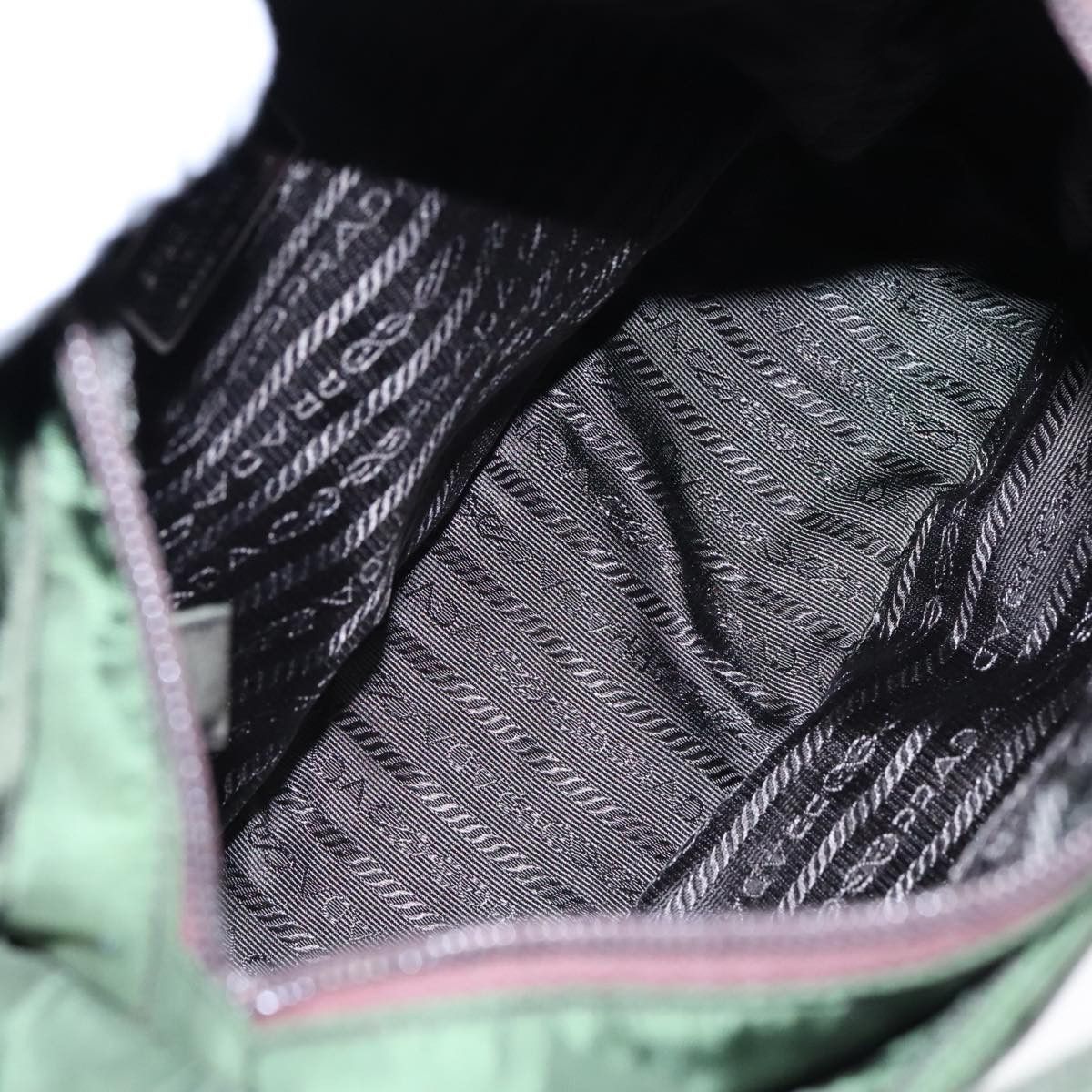 Prada Green Synthetic Shoulder Bag (Pre-Owned) Size ONE SIZE - 7 Thumbnail