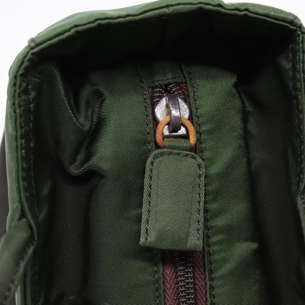 Prada Green Synthetic Shoulder Bag (Pre-Owned) Size ONE SIZE - 6 Thumbnail