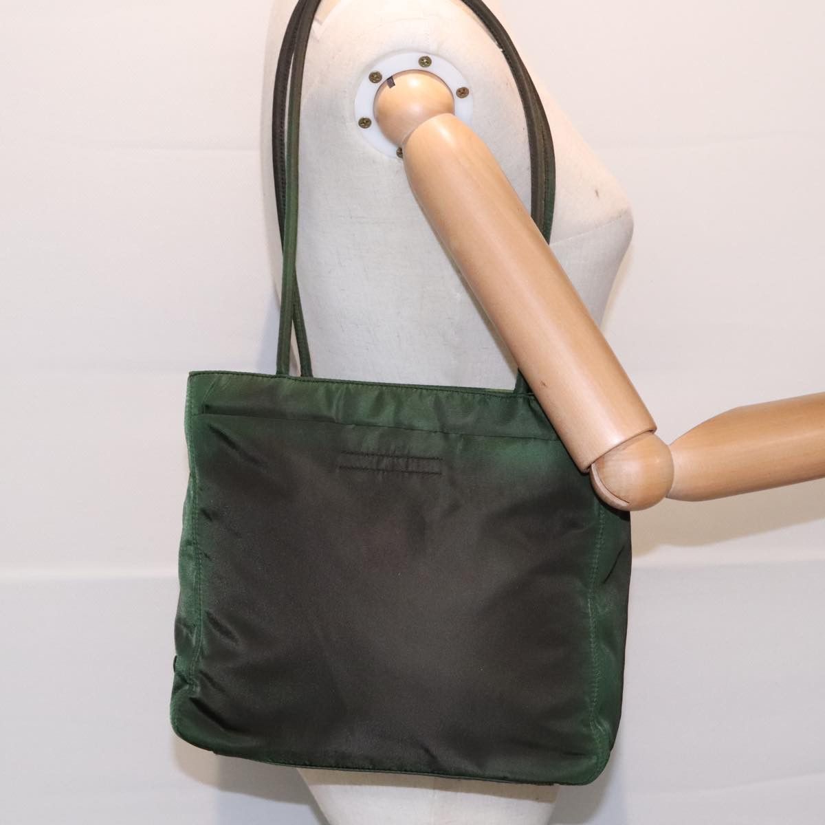 Prada Green Synthetic Shoulder Bag (Pre-Owned) Size ONE SIZE - 11 Thumbnail