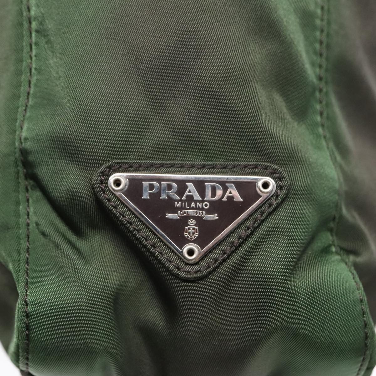 Prada Green Synthetic Shoulder Bag (Pre-Owned) Size ONE SIZE - 9 Thumbnail