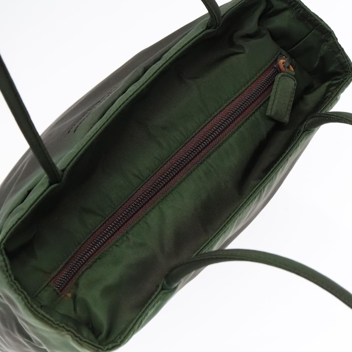 Prada Green Synthetic Shoulder Bag (Pre-Owned) Size ONE SIZE - 14 Thumbnail