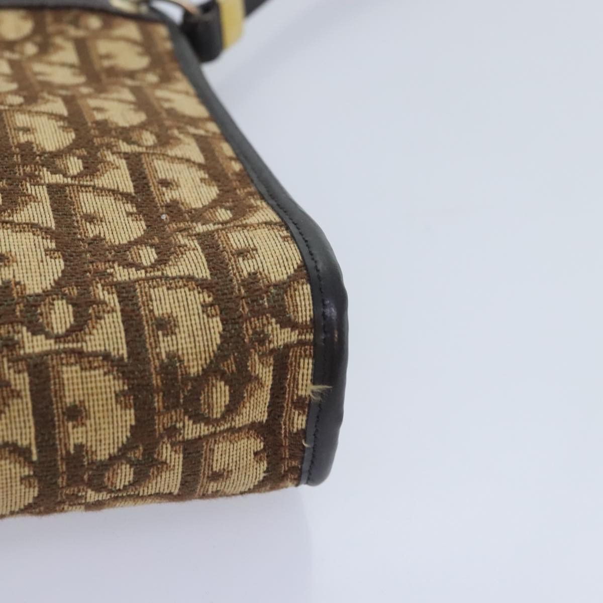 Dior Trotter Brown Canvas Shoulder Bag (Pre-Owned) Size ONE SIZE - 17 Thumbnail