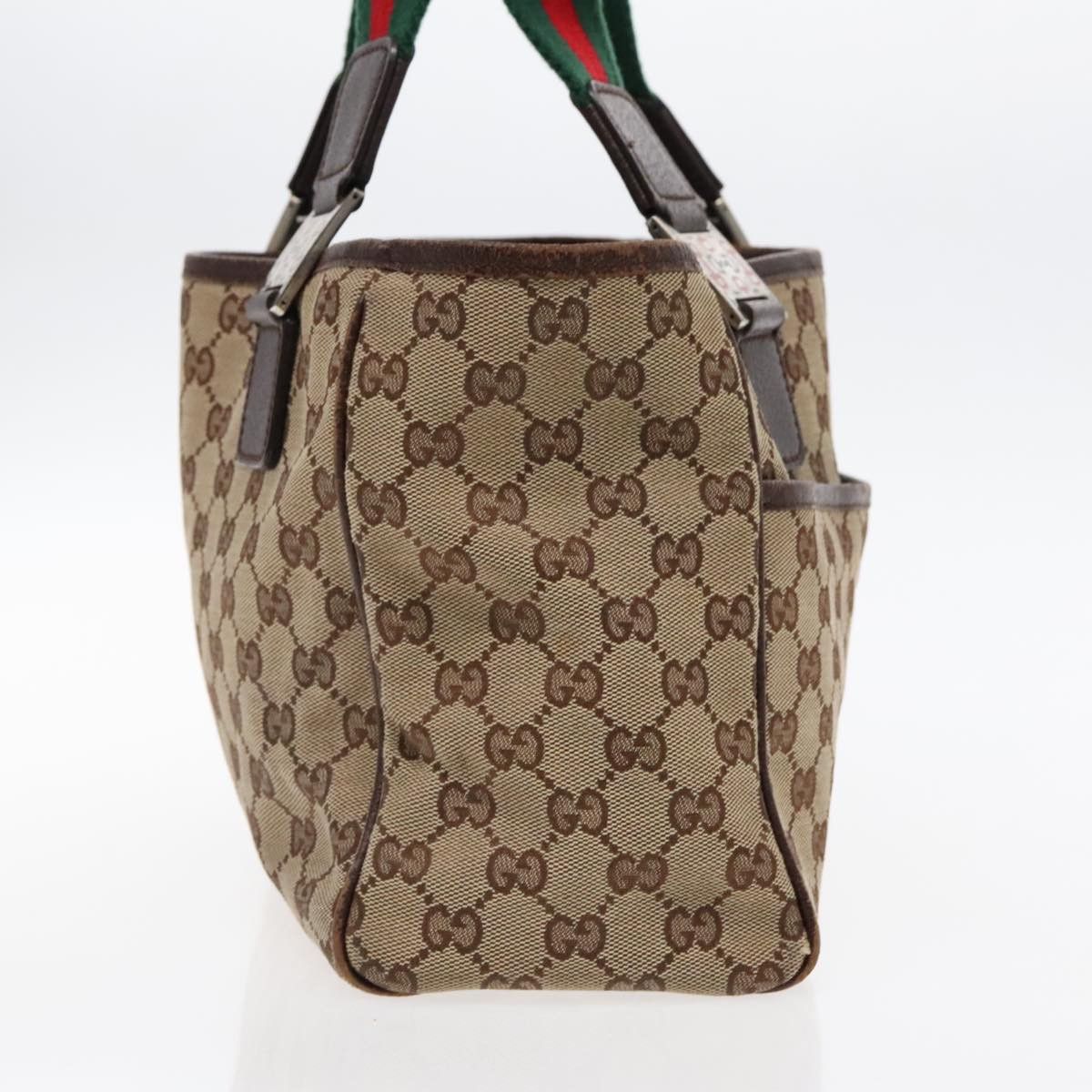 Gucci Gg Canvas Beige Canvas Handbag (Pre-Owned) Size ONE SIZE - 4 Thumbnail