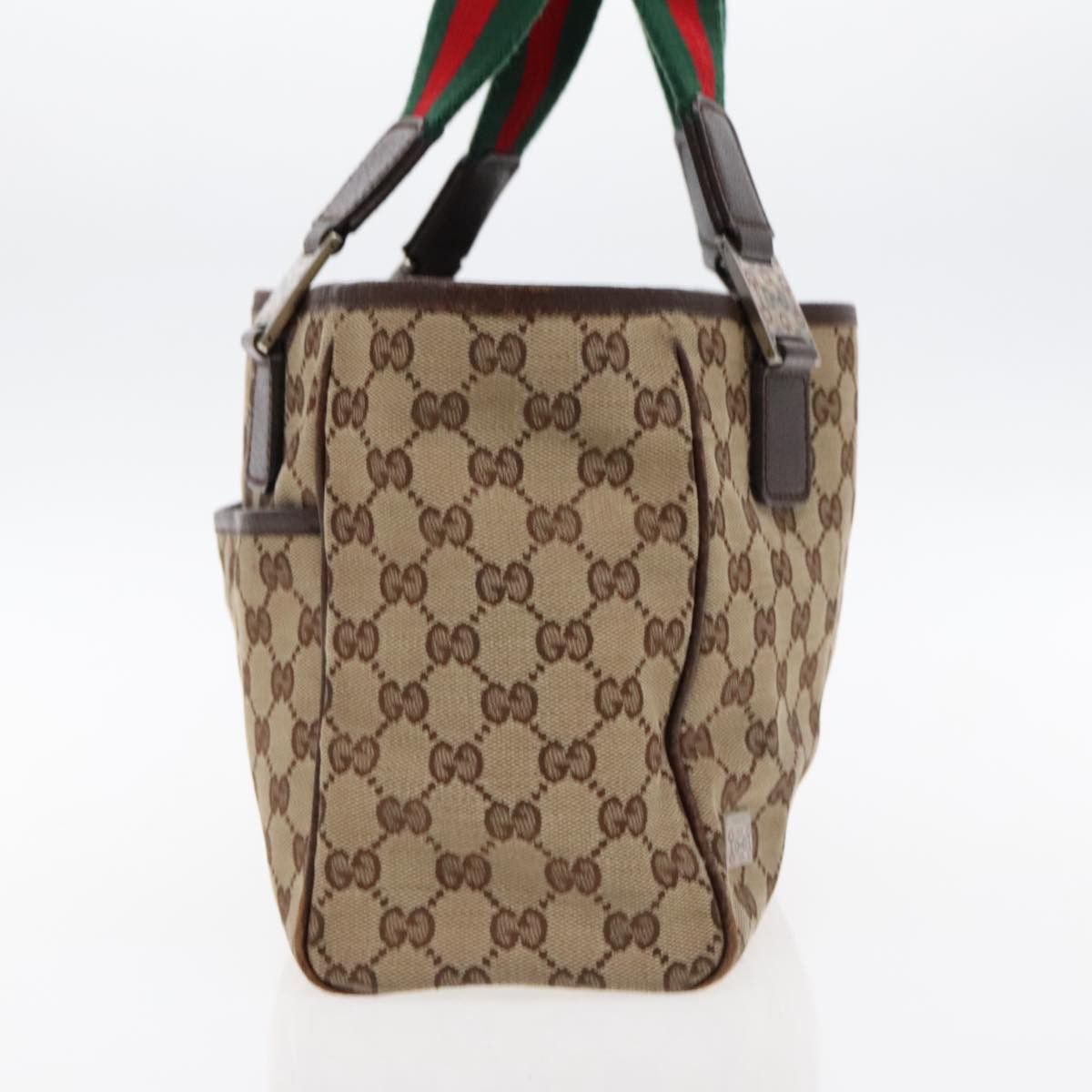 Gucci Gg Canvas Beige Canvas Handbag (Pre-Owned) Size ONE SIZE - 3 Thumbnail