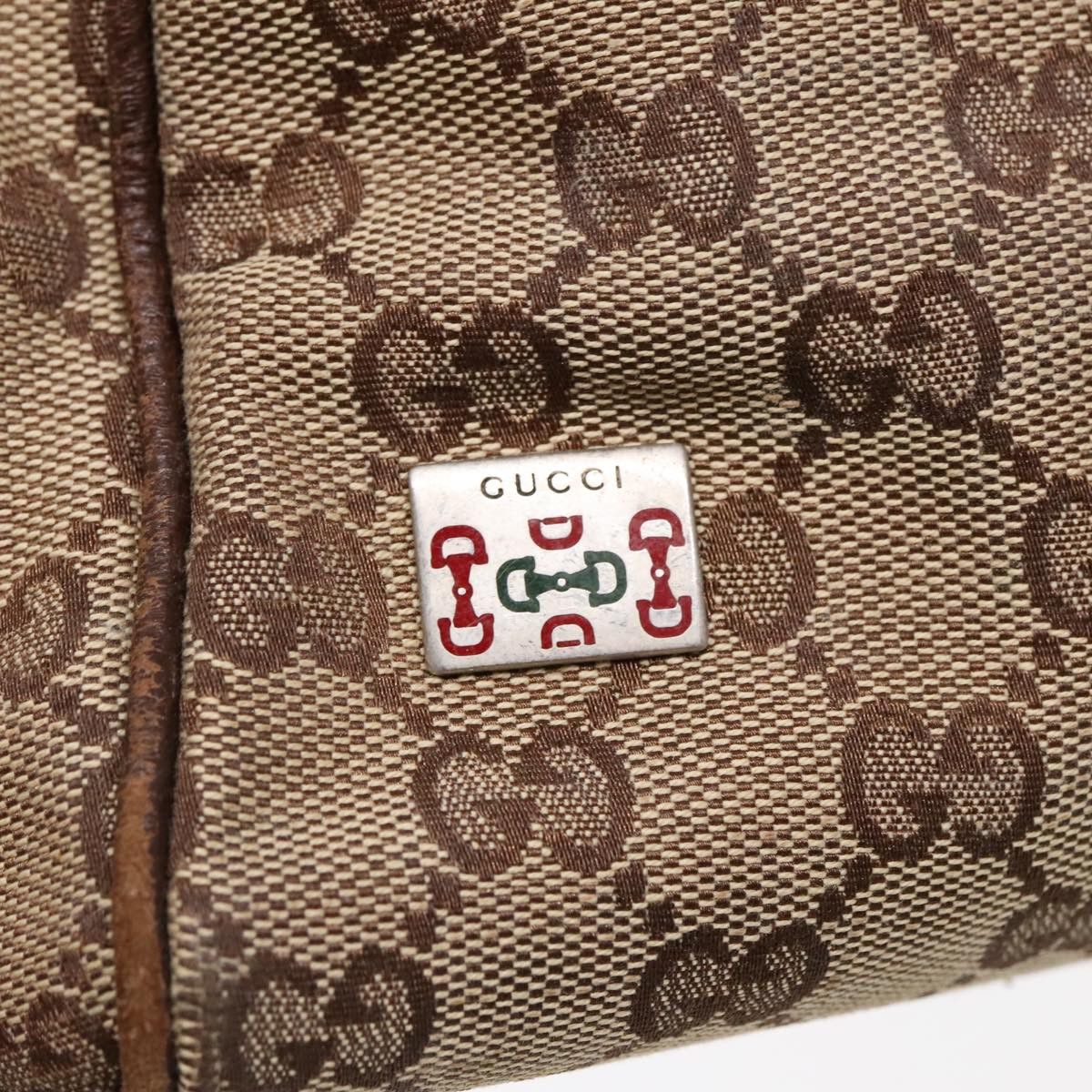 Gucci Gg Canvas Beige Canvas Handbag (Pre-Owned) Size ONE SIZE - 14 Thumbnail