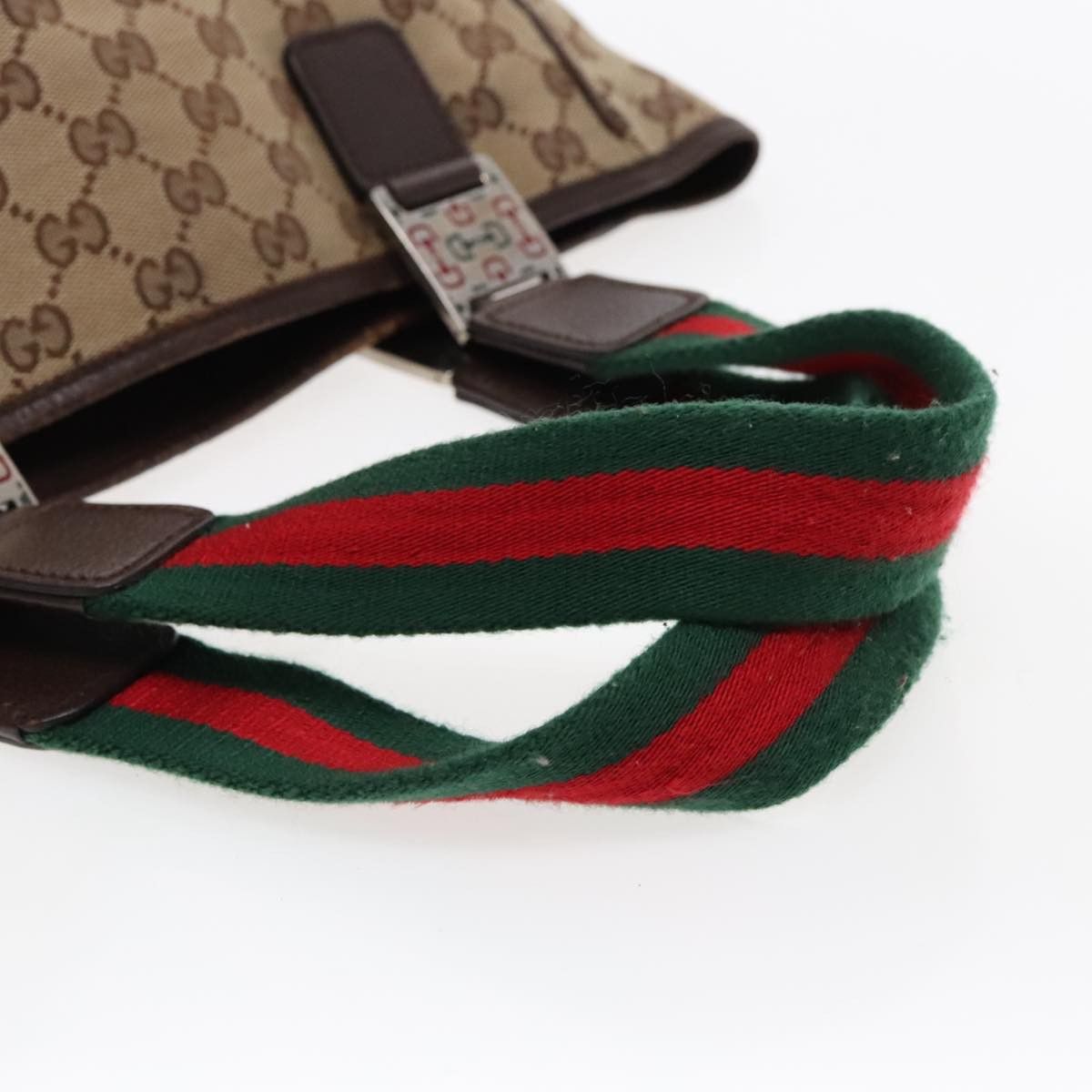 Gucci Gg Canvas Beige Canvas Handbag (Pre-Owned) Size ONE SIZE - 5 Thumbnail