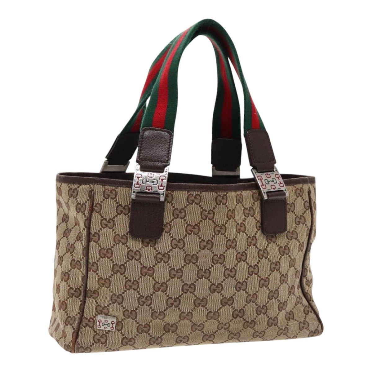 Gucci Gg Canvas Beige Canvas Handbag (Pre-Owned) Size ONE SIZE - 16 Thumbnail