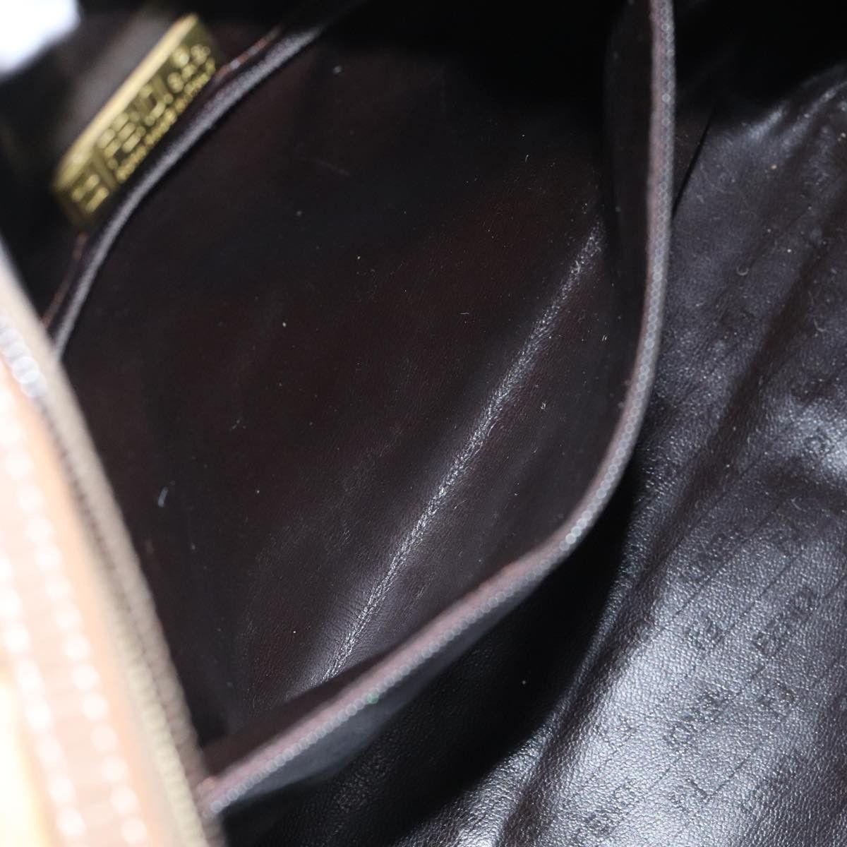 Fendi Zucchino Brown Canvas Handbag (Pre-Owned) Size ONE SIZE - 18 Thumbnail