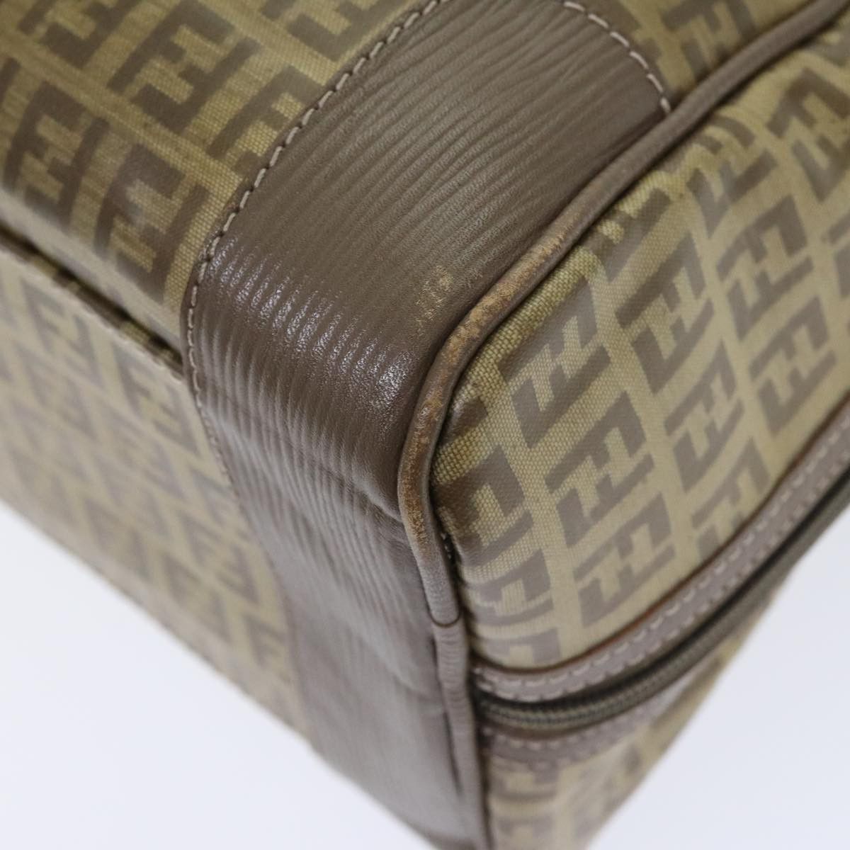 Fendi Zucchino Brown Canvas Handbag (Pre-Owned) Size ONE SIZE - 11 Thumbnail