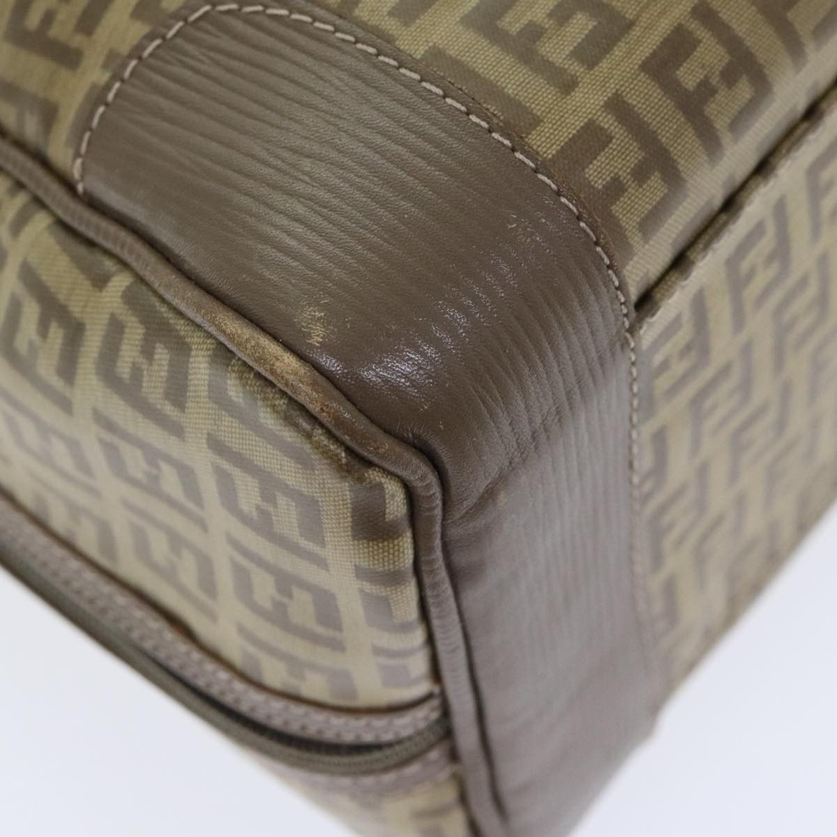 Fendi Zucchino Brown Canvas Handbag (Pre-Owned) Size ONE SIZE - 12 Thumbnail