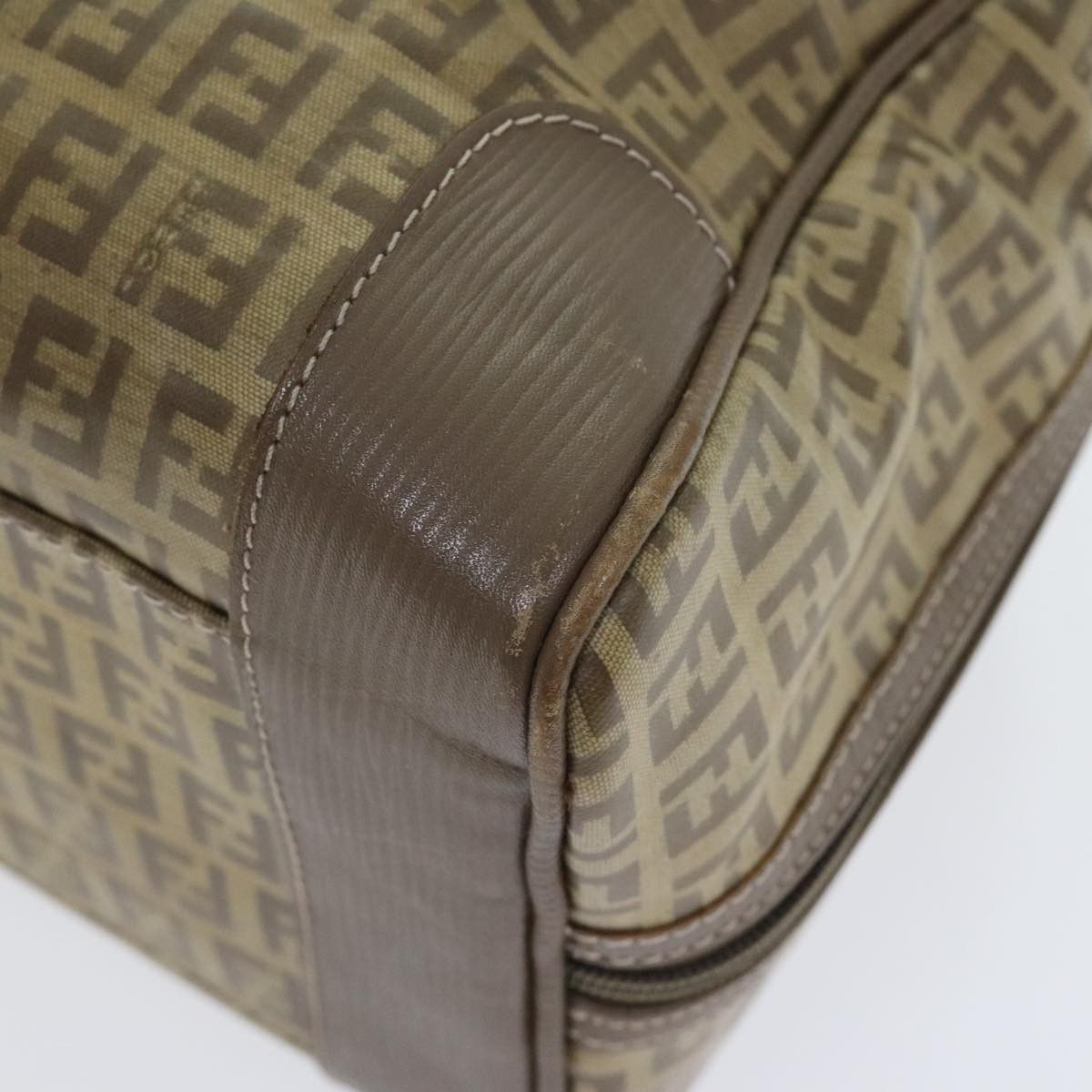 Fendi Zucchino Brown Canvas Handbag (Pre-Owned) Size ONE SIZE - 9 Thumbnail