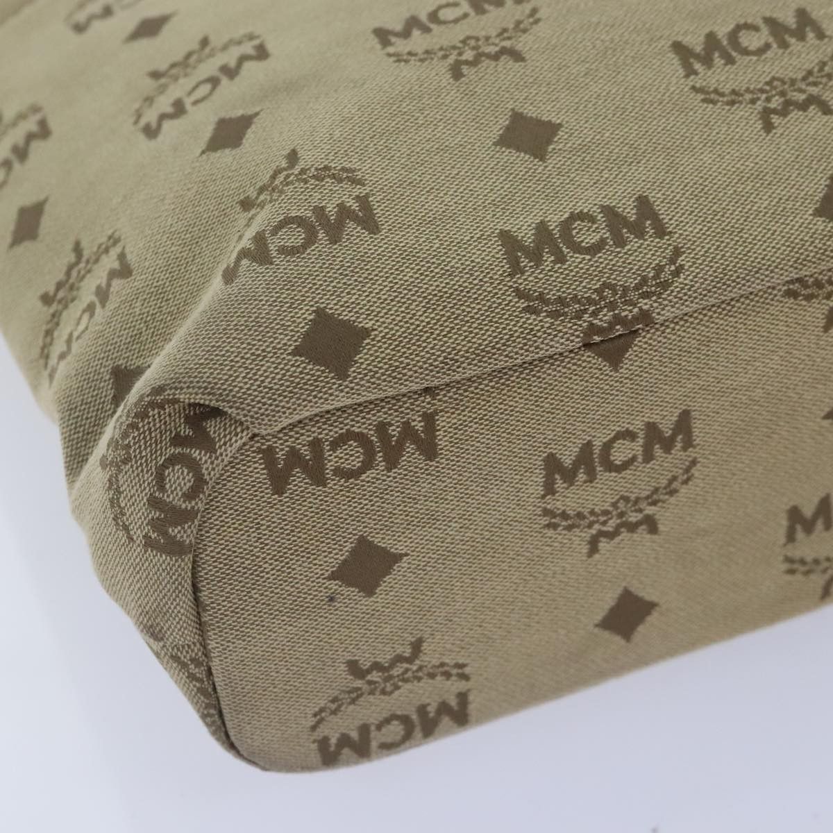 MCM Beige Canvas Shoulder Bag (Pre-Owned) Size ONE SIZE - 8 Thumbnail