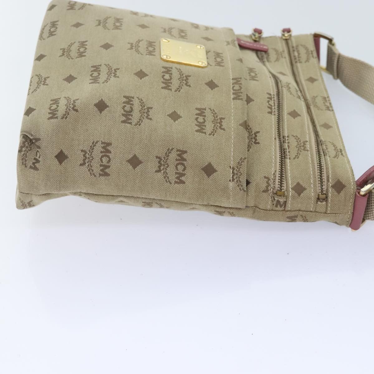 MCM Beige Canvas Shoulder Bag (Pre-Owned) Size ONE SIZE - 3 Thumbnail