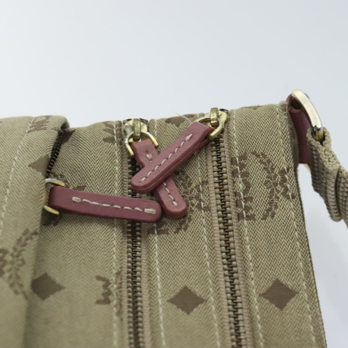 MCM Beige Canvas Shoulder Bag (Pre-Owned) Size ONE SIZE - 11 Thumbnail