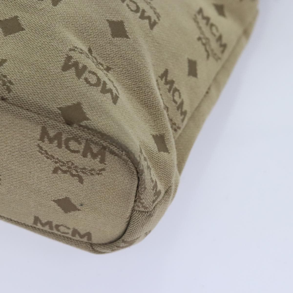 MCM Beige Canvas Shoulder Bag (Pre-Owned) Size ONE SIZE - 10 Thumbnail