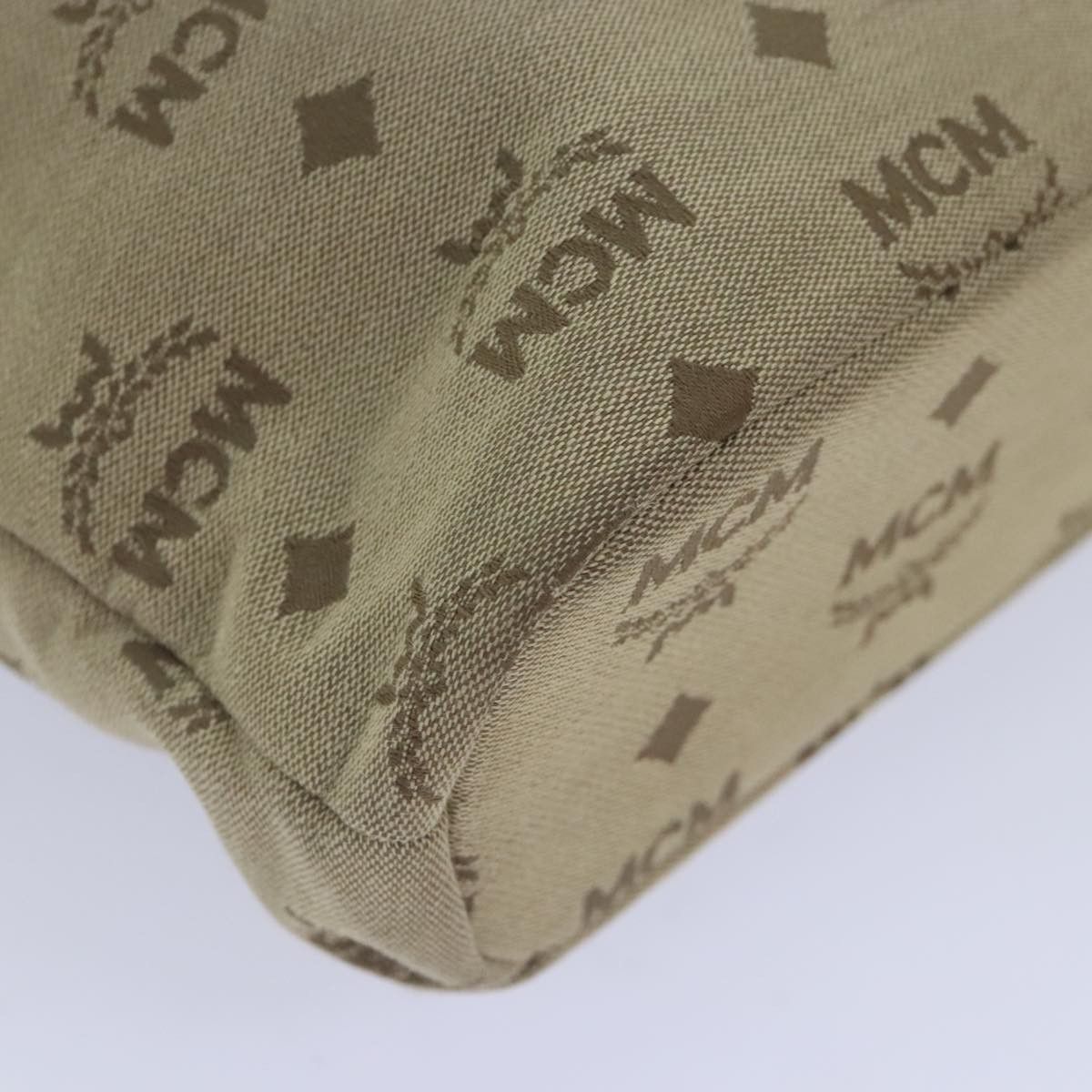 MCM Beige Canvas Shoulder Bag (Pre-Owned) Size ONE SIZE - 7 Thumbnail
