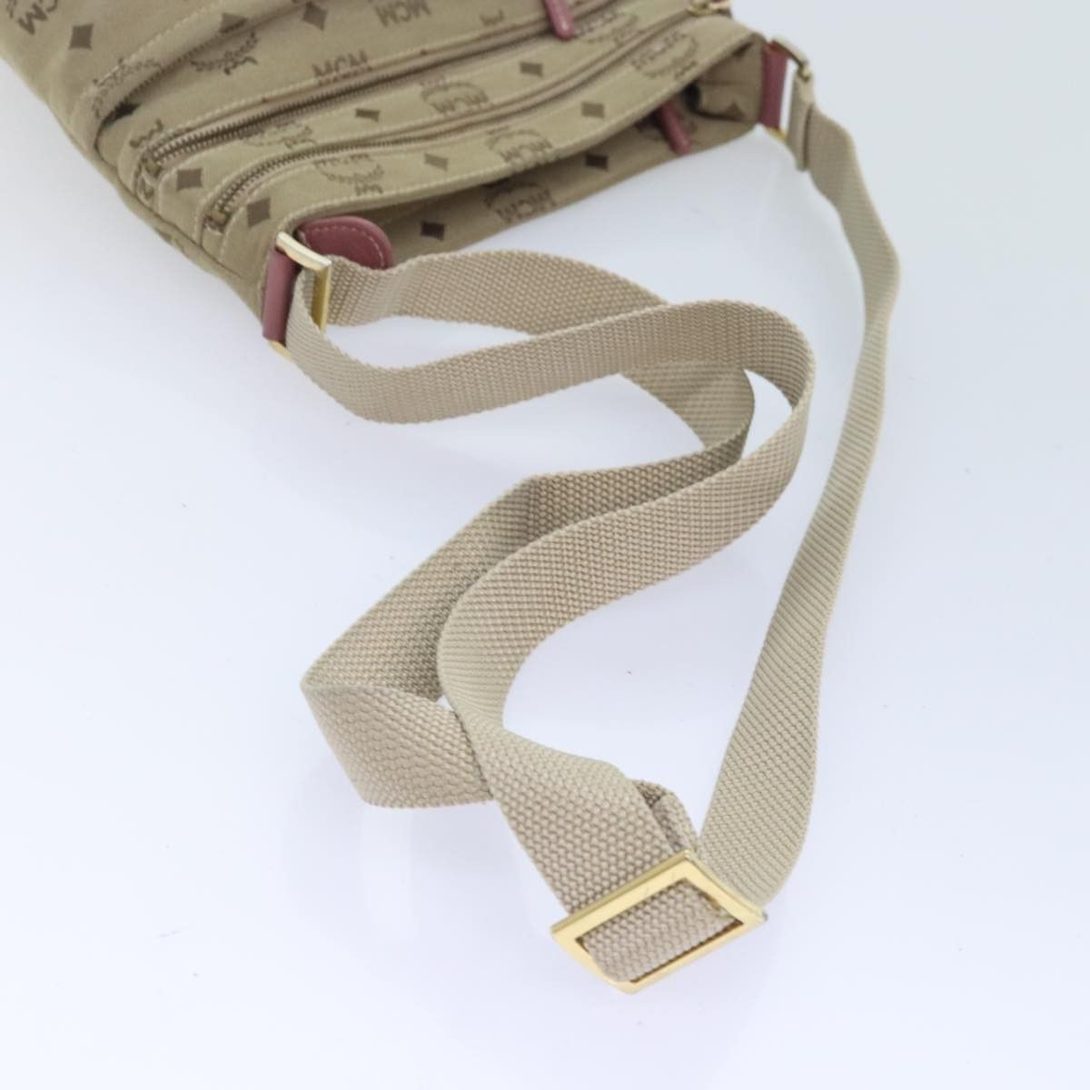 MCM Beige Canvas Shoulder Bag (Pre-Owned) Size ONE SIZE - 5 Thumbnail