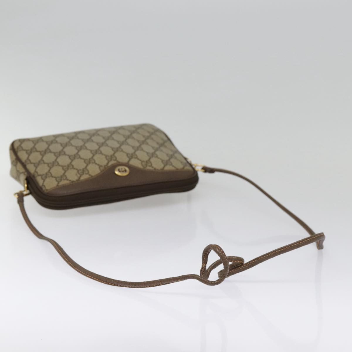 Gucci Gg Canvas Beige Canvas Shoulder Bag (Pre-Owned) Size ONE SIZE - 5 Thumbnail