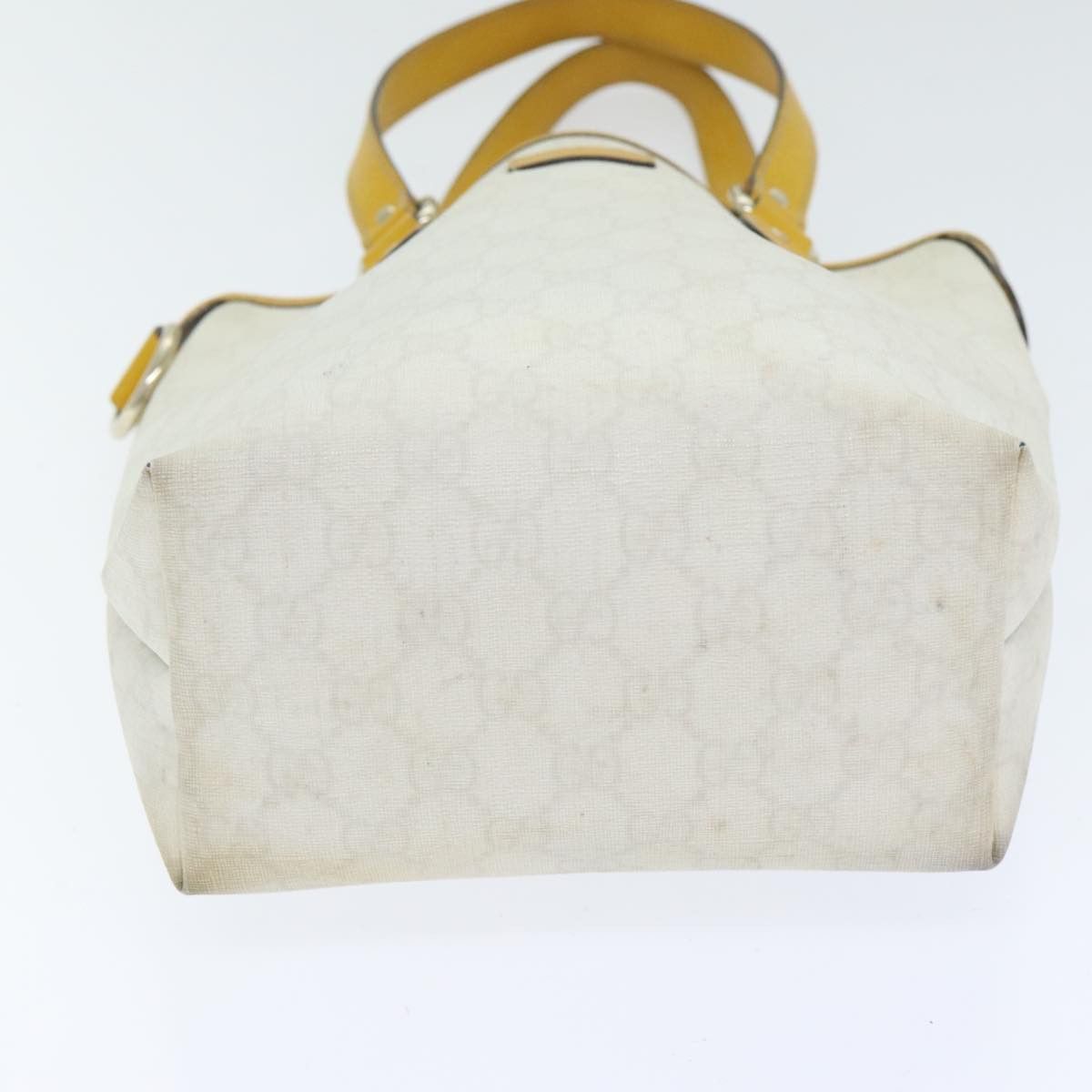 Gucci Gg Supreme White Leather Tote Bag (Pre-Owned) Size ONE SIZE - 15 Thumbnail