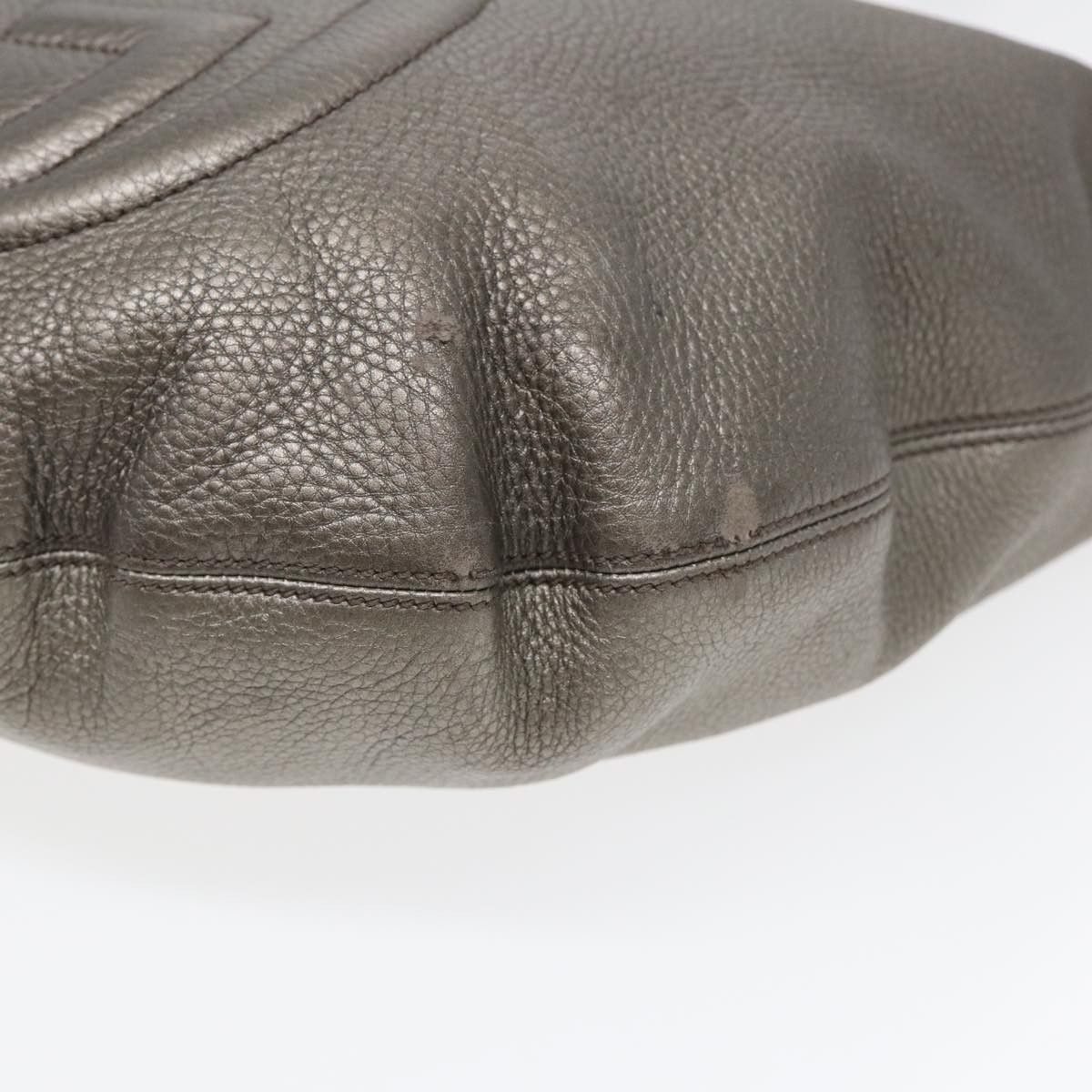 Gucci Soho Silver Leather Shoulder Bag (Pre-Owned) Size ONE SIZE - 16 Thumbnail