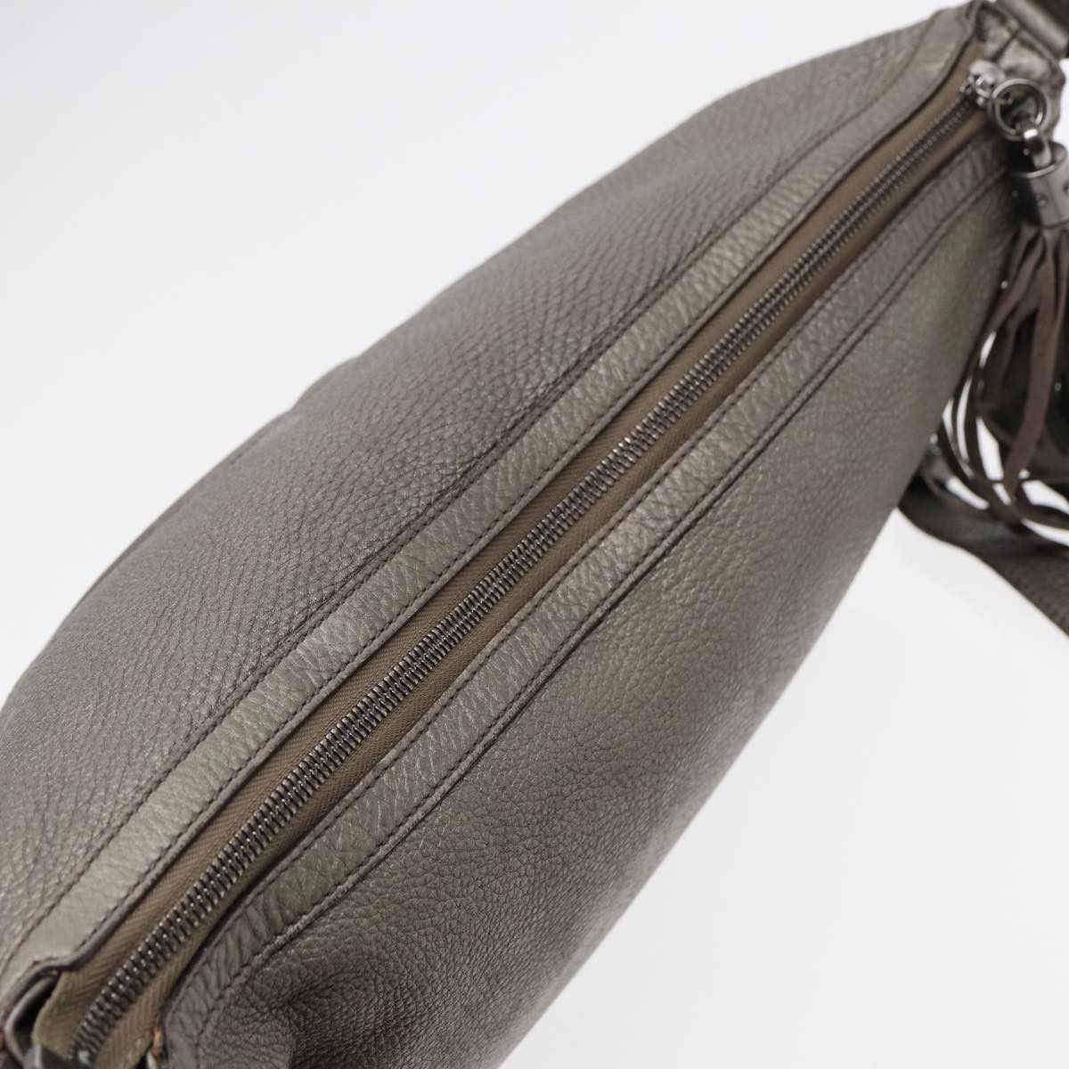 Gucci Soho Silver Leather Shoulder Bag (Pre-Owned) Size ONE SIZE - 10 Thumbnail