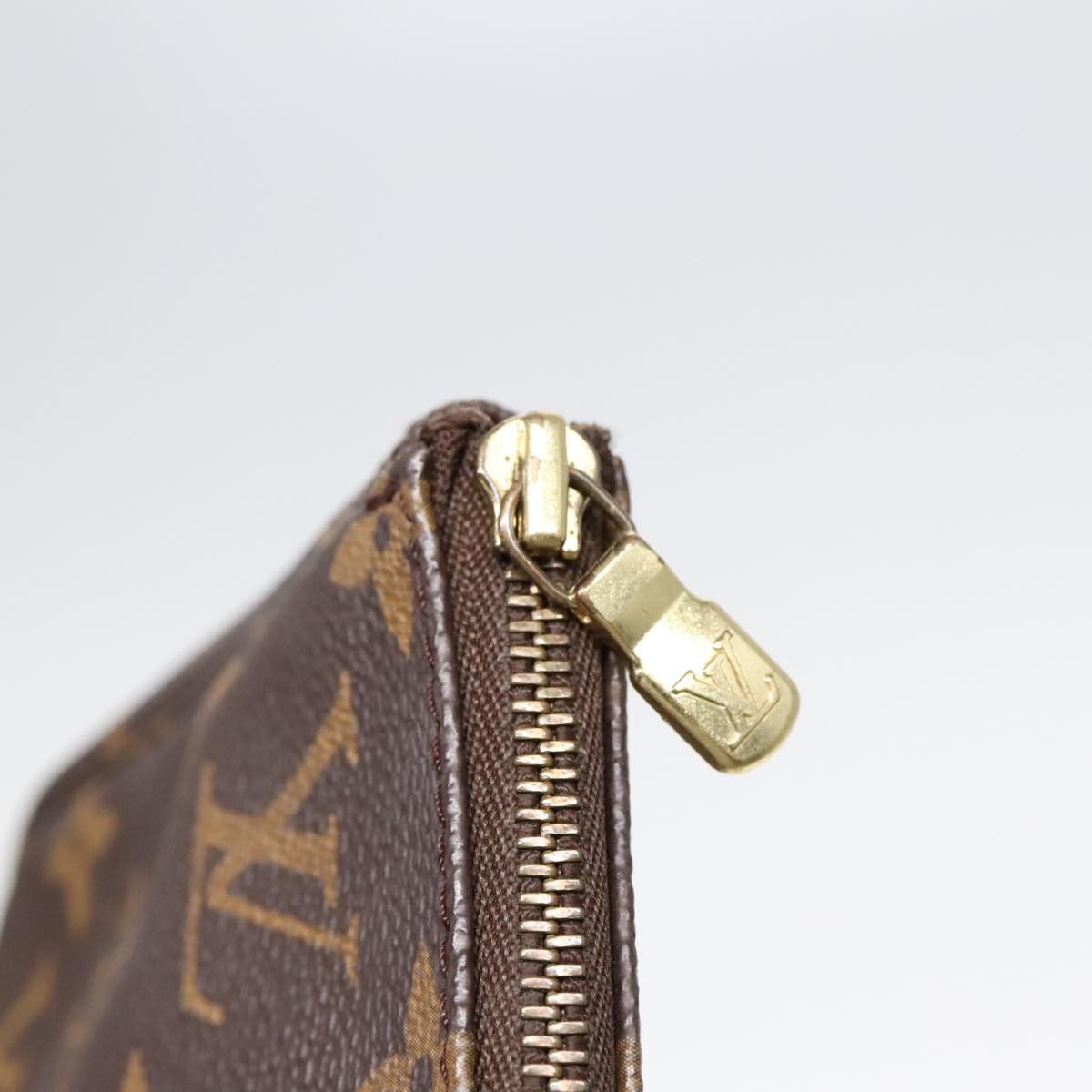 Louis Vuitton Pochette Accessoire Brown Canvas Clutch Bag (Pre-Owned) Size ONE SIZE - 7 Thumbnail