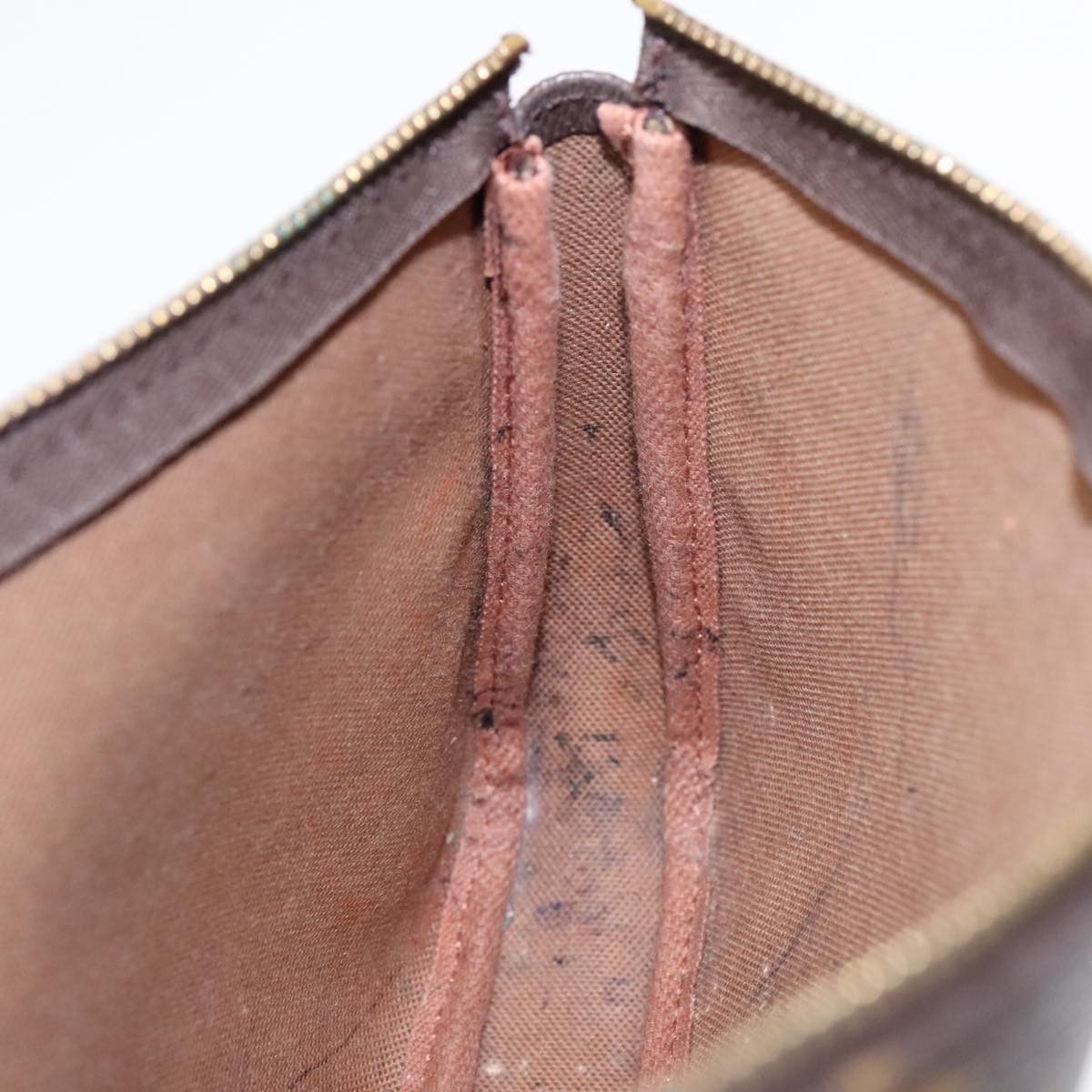 Louis Vuitton Pochette Accessoire Brown Canvas Clutch Bag (Pre-Owned) Size ONE SIZE - 18 Thumbnail