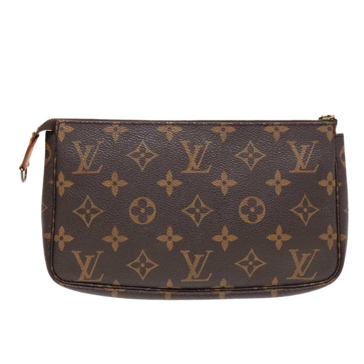 Louis Vuitton Pochette Accessoire Brown Canvas Clutch Bag (Pre-Owned) Size ONE SIZE - 2 Thumbnail