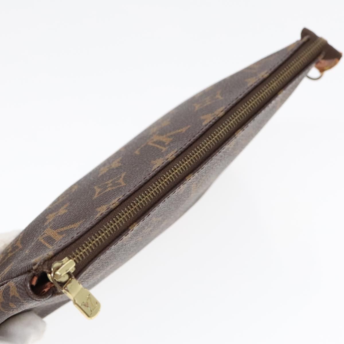 Louis Vuitton Pochette Accessoire Brown Canvas Clutch Bag (Pre-Owned) Size ONE SIZE - 5 Thumbnail