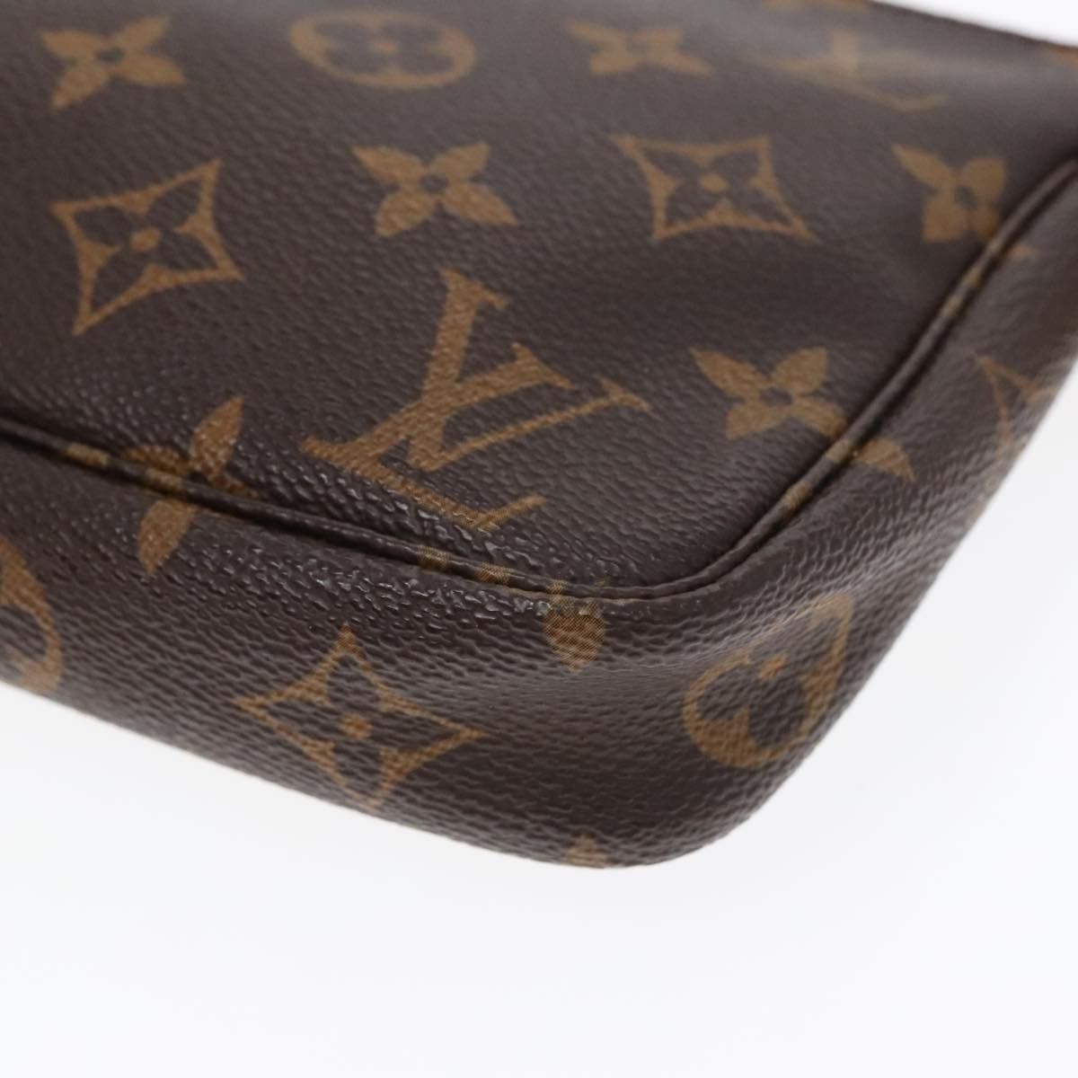 Louis Vuitton Pochette Accessoire Brown Canvas Clutch Bag (Pre-Owned) Size ONE SIZE - 13 Thumbnail