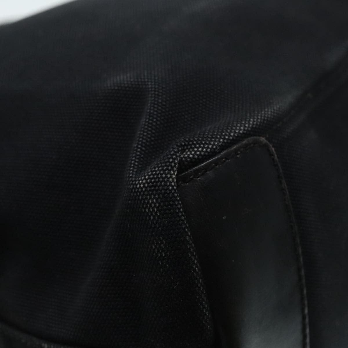 Prada Black Canvas Tote Bag (Pre-Owned) Size ONE SIZE - 7 Thumbnail