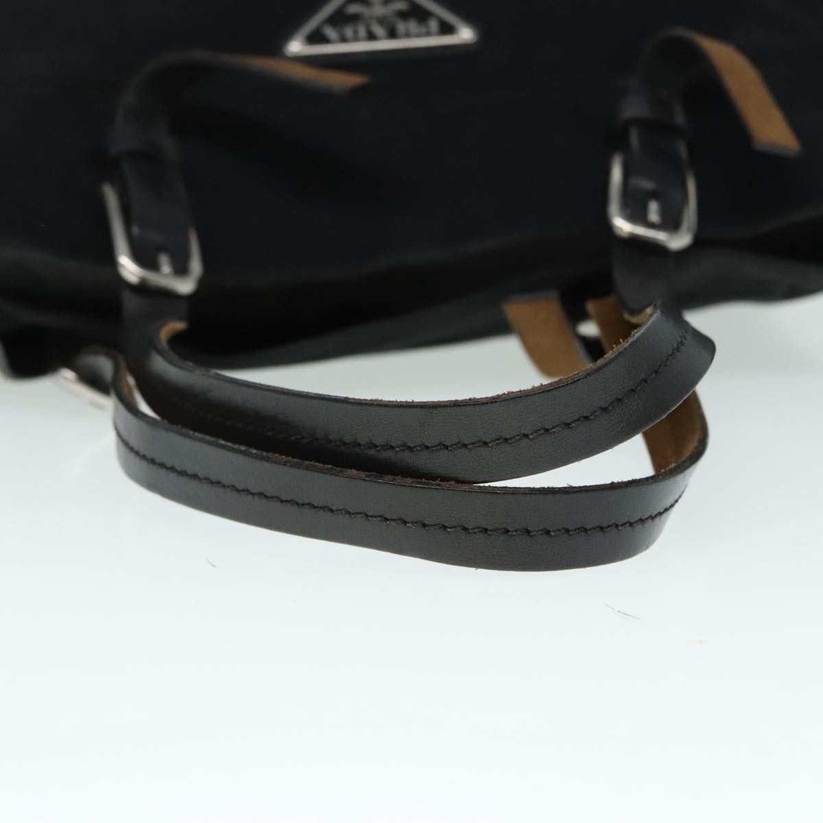 Prada Black Canvas Tote Bag (Pre-Owned) Size ONE SIZE - 5 Thumbnail