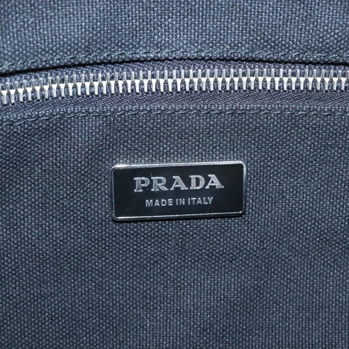 Prada Black Canvas Tote Bag (Pre-Owned) Size ONE SIZE - 13 Thumbnail